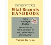 Thomas Jay Kemp International Vital Records Handbook. 7th Edition (Tascabile)