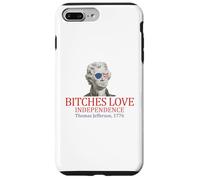 Thomas Jefferson 1776 Le femmine amano l'indipendenza Custodia per iPhone 7 Plus/8 Plus
