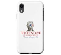 Thomas Jefferson 1776 Le femmine amano l'indipendenza Custodia per iPhone XR