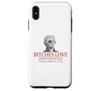 Thomas Jefferson 1776 Le femmine amano l'indipendenza Custodia per iPhone XS Max