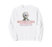 Thomas Jefferson 1776 Le Femmine Amano l'indipendenza Felpa