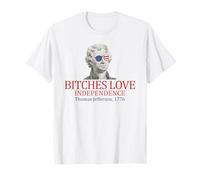 Thomas Jefferson 1776 Le Femmine Amano l'indipendenza Maglietta