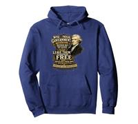 Thomas Jefferson Governo Saggio e frugale Felpa con Cappuccio