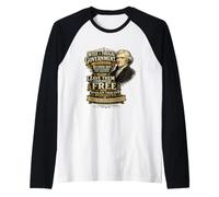 Thomas Jefferson Governo Saggio e frugale Maglia con Maniche Raglan