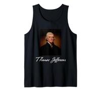 Thomas Jefferson Terzo Presidente degli Stati Uniti 4 luglio Canotta