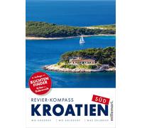 Thomas Käs Revier-Kompass Kroatien Süd: Mit Buchtenfinder Krka (Tascabile)