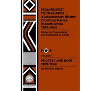 Thomas Karis Gwendolyn M. Carter From Protest to Challenge, Vol. 1 (Tascabile)