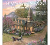 Thomas Kinkade Gardens of Grace 2027 Wall Calendar with Scripture
