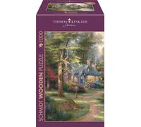 Thomas Kinkade: Hometown Lake Wooden Puzzle (1000Pc) NUOVO