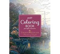 Thomas Kinkade Peaceful Moments Posh Coloring Book
