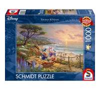 Schmidt - Puzzle Thomas Kinkade: Paperino e Daisy, A Duck Day Afternoon - 1000 Pezzi