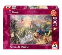 Schmidt - Puzzle Thomas Kinkade: Disney: La bella e la bestia si innamorano - 1000 Pezzi