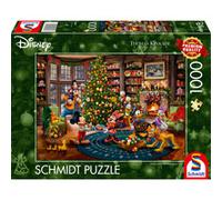 Schmidt - Puzzle Thomas Kinkade: Topolino e Minnie che tagliano l'albero - 1000 Pezzi