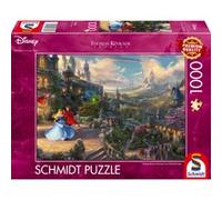Schmidt - Puzzle Thomas Kinkade: La bella addormentata nel bosco che balla nella luce incantata - 1000 Pezzi