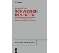 Thomas Kuhn Schweigen in Versen (Copertina rigida) Beitrage zur Altertumskunde