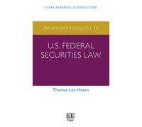 Thomas L. Hazen Advanced Introduction to U.S. Federal Securit (Copertina rigida)