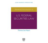 Thomas L. Hazen Advanced Introduction to U.S. Federal Securities Law (Tascabile)