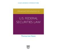 Thomas L. Hazen Advanced Introduction to U.S. Federal Securities Law (Tascabile)
