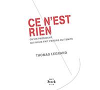 Thomas Legrand Ce n'est rien (Tascabile)