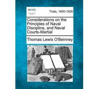Thomas Lewis O' Considerations on the Principles of Naval Discipline (Tascabile)