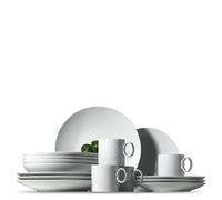 Thomas Loft 11900-800001-18842 Servizio da tavola 16 Pezzi: 4 Piatti da Colazione, 4 Piatti Piani, 4 Piatti da zuppa, 4 Bicchieri con Manico