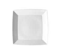 Thomas Loft Bianco / Trend Asia Bianco Piastra / Piatto Quadrato 22 Cm