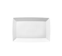 Thomas Loft Bianco / Trend Asia Bianco Piatto / Piatto Quadrato 18,5x13,5 Cm