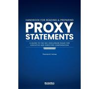 Thomas M Haines The Handbook for Reading and Preparing Proxy Stateme (Tascabile)