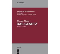 Thomas Mann Das Gesetz (Copertina rigida)