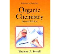 Thomas N. Sorrell Student Solutions Manual for Organic Chemistry (Tascabile)