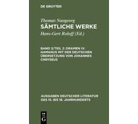 Thomas Naogeorg Dramen IV: Hamanus mit der deutschen Übersetz (Copertina rigida)