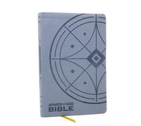 Thomas Nelson K KJV Armor of God Bible, Blue/Gray Leather (Rilegato in ecopelle)