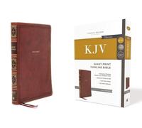 Thomas Nelson KJV Holy Bible: Giant Print Thinline Bible, (Rilegato in ecopelle)