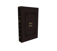 Thomas Nelson KJV Holy Bible: Large Print Thinline, Black (Rilegato in ecopelle)