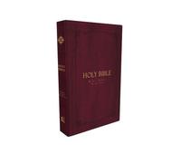 Thomas Nelson KJV Holy Bible: Large Print Thinline, Burgu (Rilegato in ecopelle)