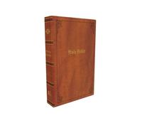 Thomas Nelson KJV Holy Bible: Large Print Thinline, Tan L (Rilegato in ecopelle)