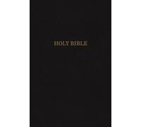 KJV Holy Bible, Personal Size Giant Print Reference Bible, Black Leather-Look,