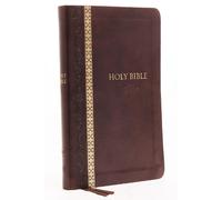 Thomas Nelson KJV Holy Bible: Thinline, Brown Leathersoft (Rilegato in ecopelle)