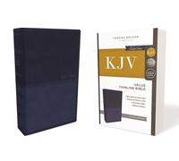 Thomas Nelson KJV Holy Bible: Value Thinline, Blue Leathe (Rilegato in ecopelle)