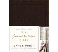 Thomas Nelson KJV Large Print Bible, Journal the Word, Re (Rilegato in ecopelle)