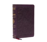 Thomas Nelson KJV Large Print Reference Bible, Purple Lea (Rilegato in ecopelle)