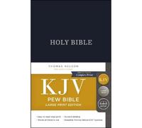 Thomas Nelson KJV, Pew Bible, Large Print, Hardcover, Blue, R (Copertina rigida)