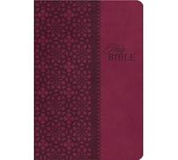 Thomas Nelson KJV Study Bible, Leathersoft, Red/Pink, Thu (Rilegato in ecopelle)