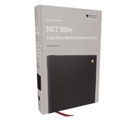 Thomas Nelson NET Bible, Large Print Thinline with Cross Refe (Copertina rigida)