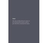Thomas Nelson NKJV Bible Journal - Mark, Paperback, Comfort Print (Tascabile)