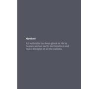 Thomas Nelson NKJV Bible Journal - Matthew, Paperback, Comfort Print (Tascabile)