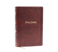 Holy Bible: Nkjv Bible: Personal Size Giant Print, Brown Leathersoft, Holy Bible, Red Letter, Comfort Print
