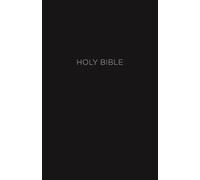 Thomas Nelson NKJV, Gift and Award Bible, Leather-Look, Black, Red L (Tascabile)