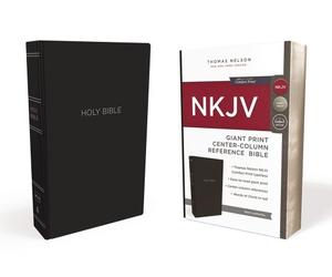 Thomas Nelson NKJV Holy Bible, Giant Print Center-Column Reference B (Tascabile)