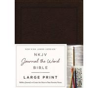 Thomas Nelson NKJV, Journal the Word Bible, Large Print: (Rilegato in ecopelle)